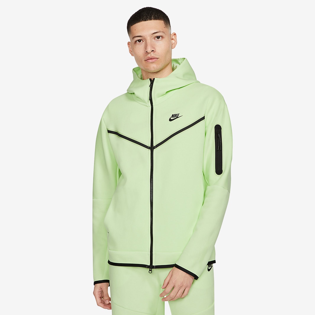 Nike Sportswear Tech Fleece Jacket - Light Liquid Lime/Black - Tops ...