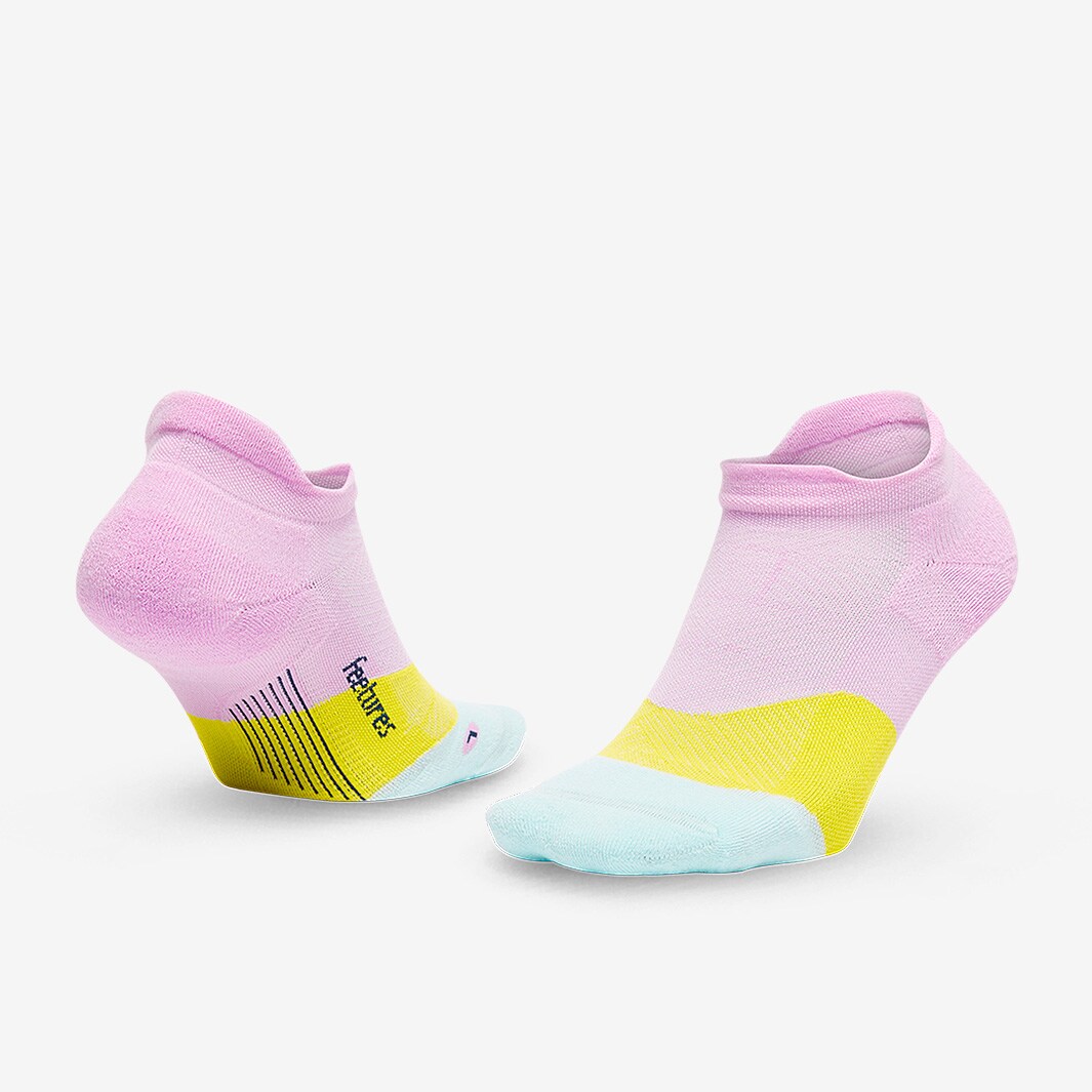 Feetures Elite Light Cushion No Show Tab Purple Orchid Running