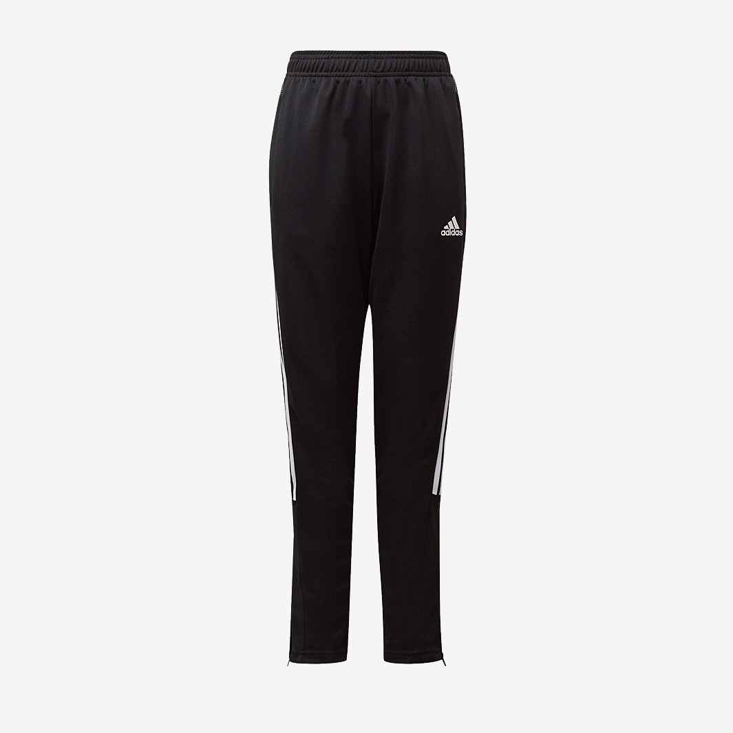 adidas Tiro 21 Junior Track Pant - Black/White - Junior Soccer Teamwear