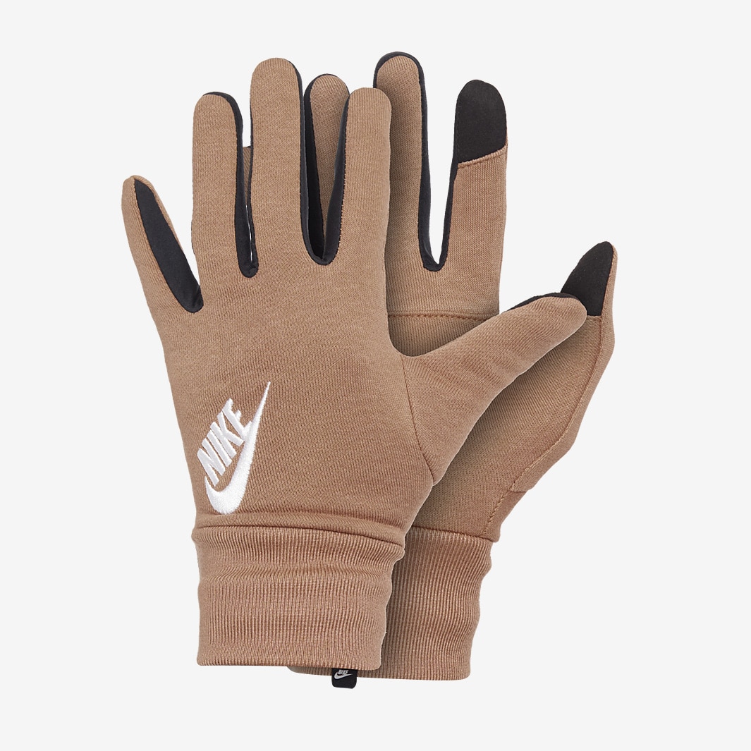 Nike Club Fleece Gloves - Dark Driftwood/Black/White - Gloves - Mens ...