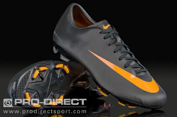 de Fútbol - Nike - Mercurial - Victory - FG - Terreno - Blando Negro Naranja | Pro:Direct Soccer