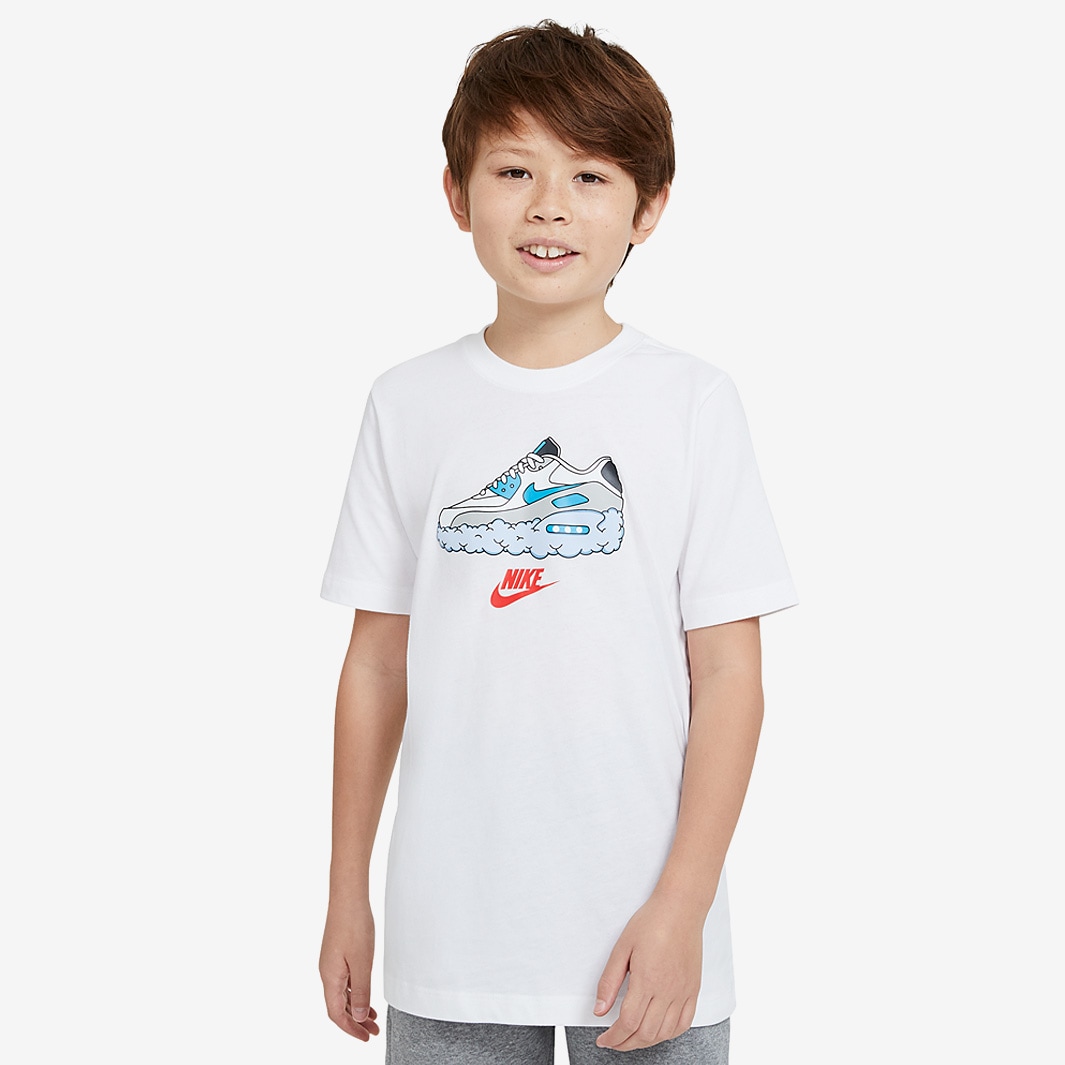 Nike Sportswear Kids Tee - White - Tops - Boys Clothing | Pro:Direct Soccer