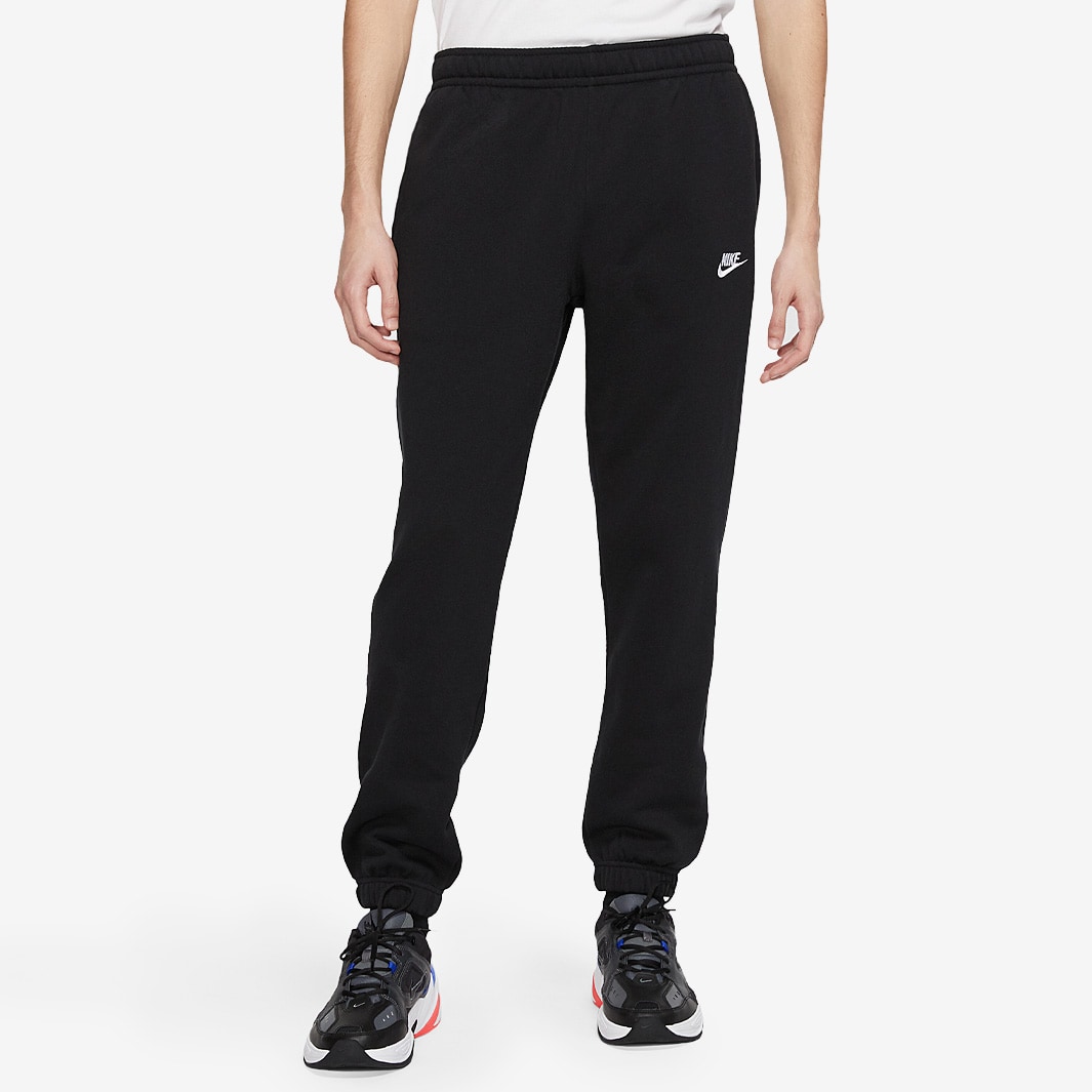 Nike Sportswear Club Fleece Pants - Black/Black/White - Bottoms - Mens ...