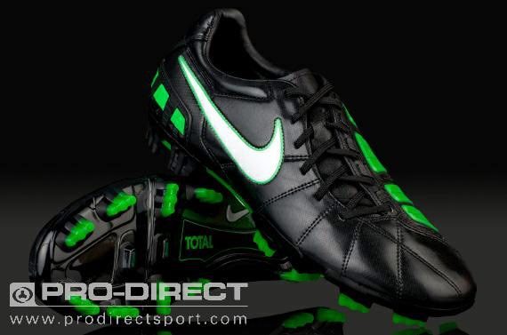 Botas de Fútbol – Nike Total 90 – T90- Strike III– FG - Terreno Duro - Blanco-Negro | Pro:Direct Soccer
