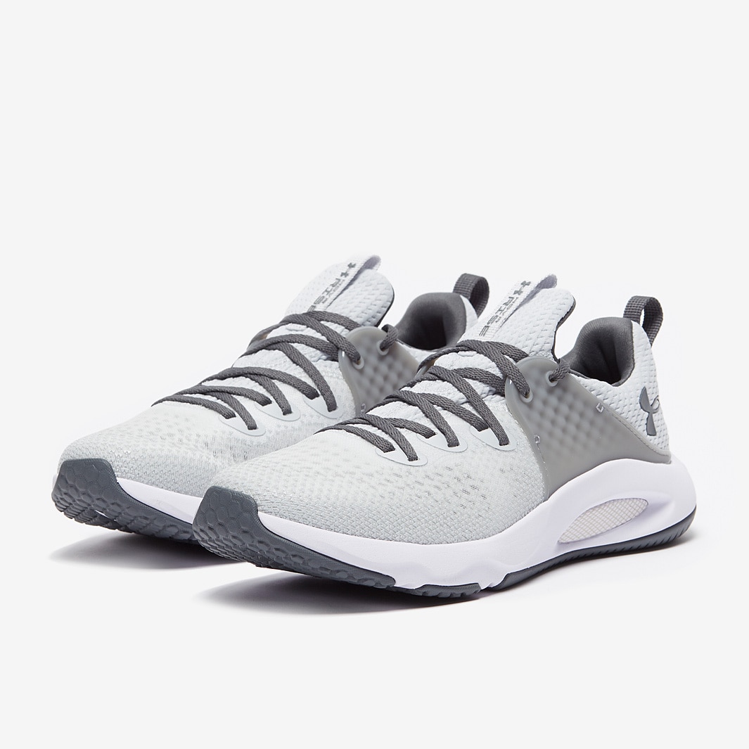 Under Armour HOVR Rise 3 - Halo Gray/White/Pitch Gray - Mens Shoes