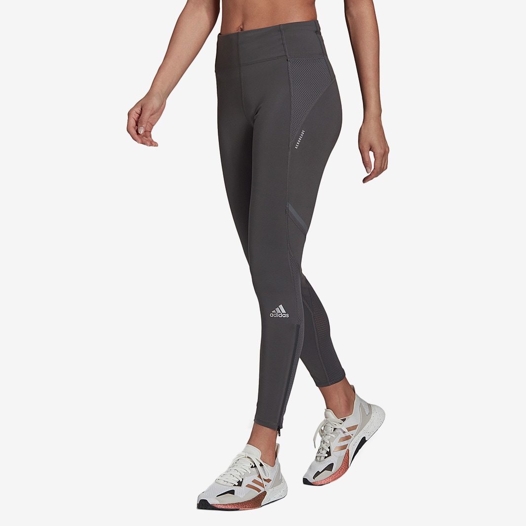 adidas Womens How We Do Long Tight - Grey Six/Grey Six - Womens ...