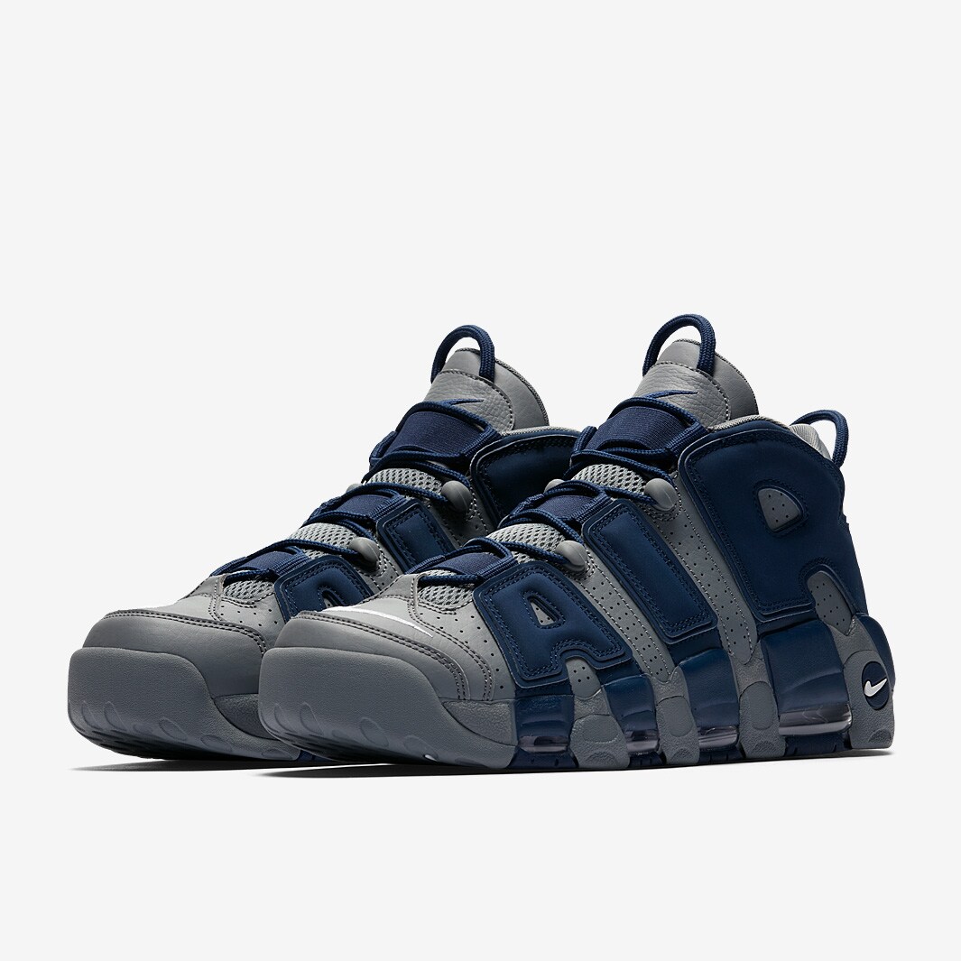 Nike Sportswear Air More Uptempo 96 - Cool Grey/White/Midnight Navy ...