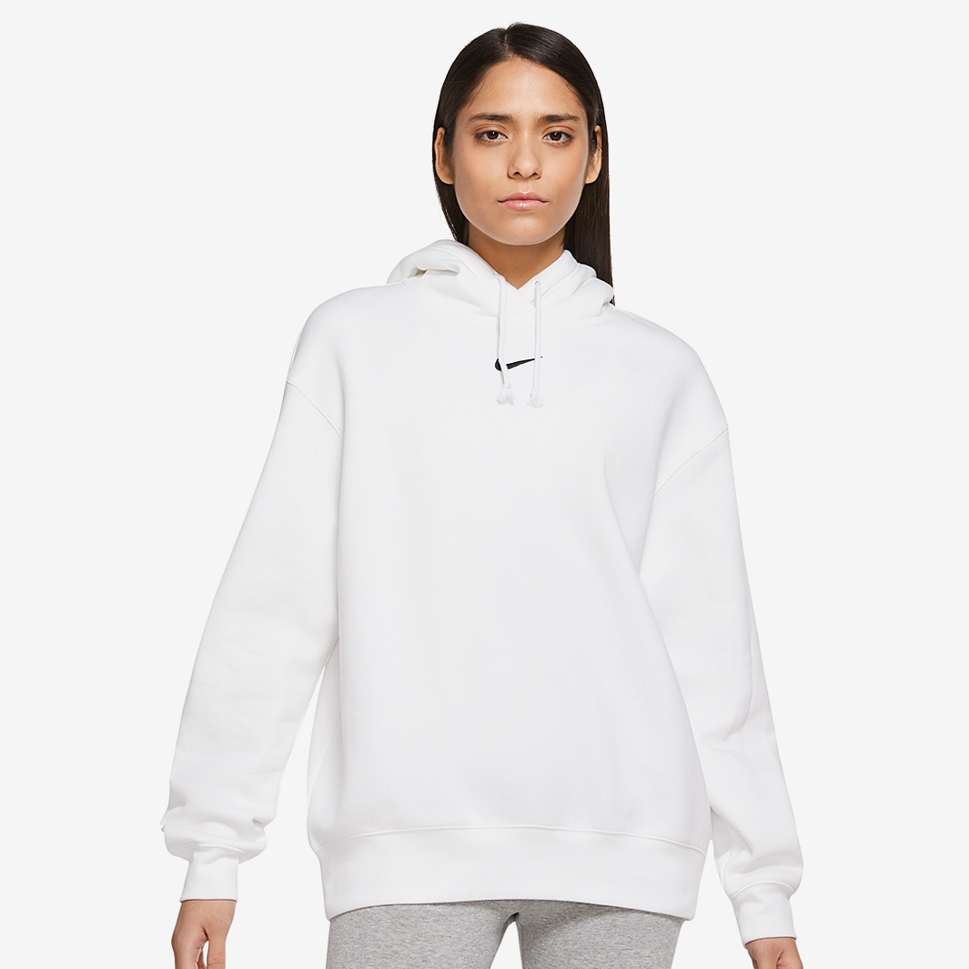Nike Sportswear Womens Collection Essentials Fleece Hoodie - White ...