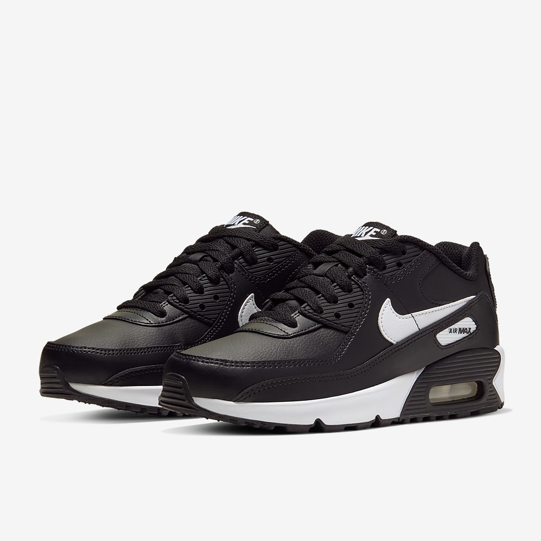 Nike Sportswear Kids Air Max 90 LTR - Black/White/Black - Trainers ...