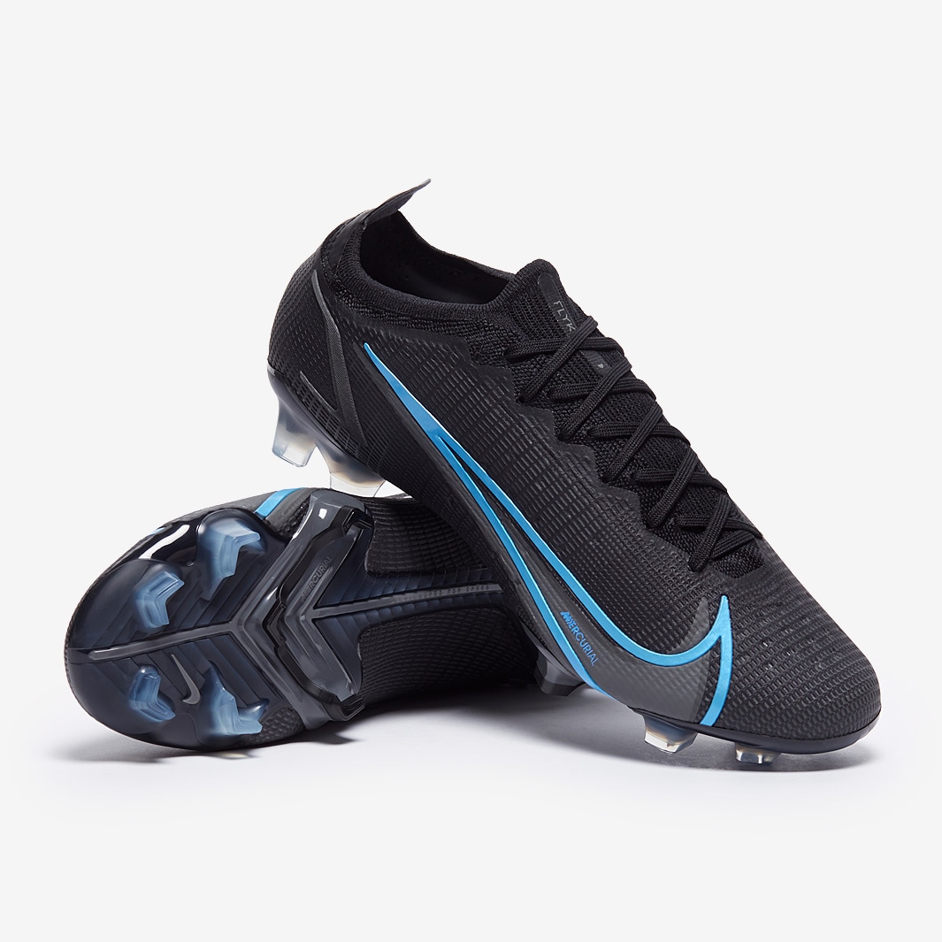 Nike Mercurial Vapor Elite FG - Negro/Negro/Gris hierro - Negro/Negro/ Gris hierro - Botas para hombre | Pro:Direct Soccer