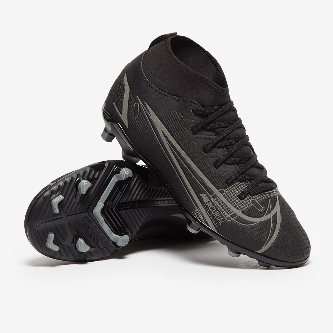 Nike Kids Mercurial Superfly VIII Club FG/MG - Black/Black