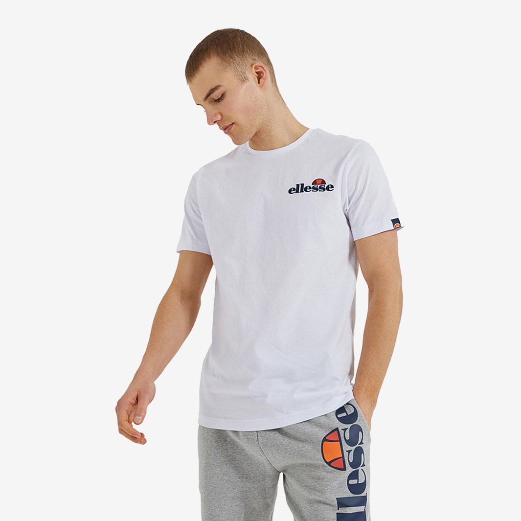 Ellesse Core Embroidered Voodoo Tee White Tops Mens Clothing