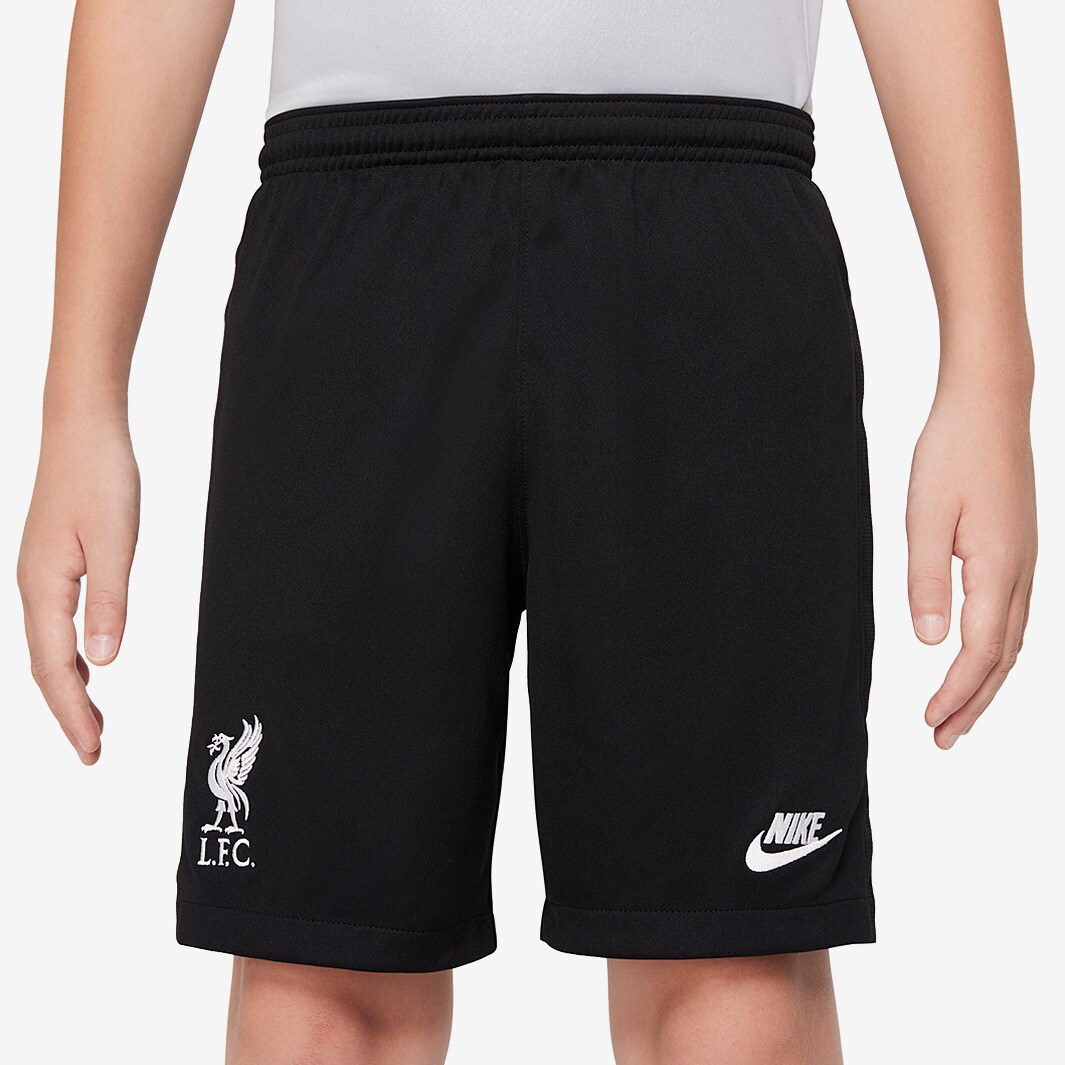 Nike Liverpool 21/22 Kids Stadium GK Short - Black/White - Boys Replica