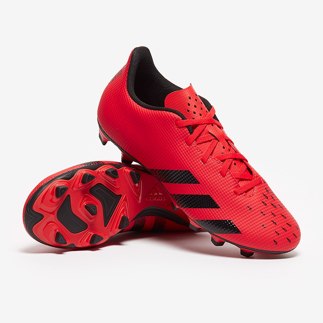 adidas Predator Freak .4 FxG - Red/Core Black/Red - Mens Soccer Cleats