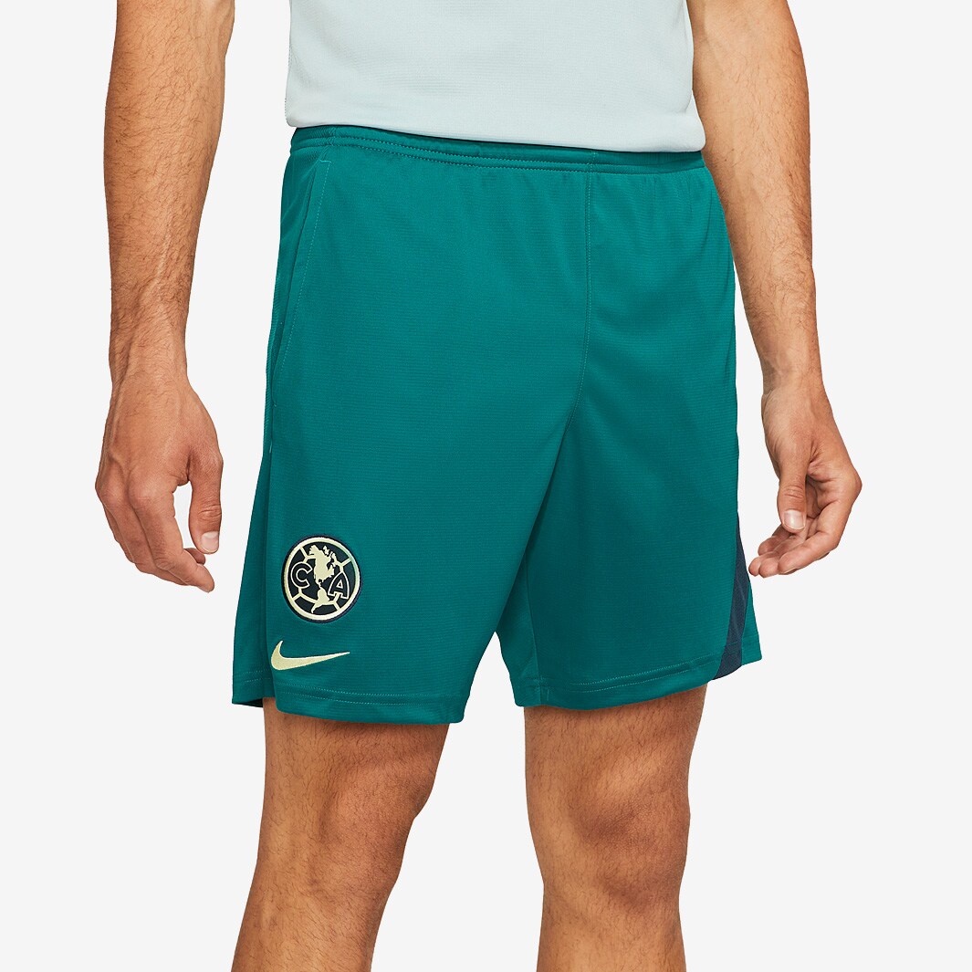 Nike Club America 21/22 DF Academy Short - Geode Teal/Armory Navy/Lemon ...