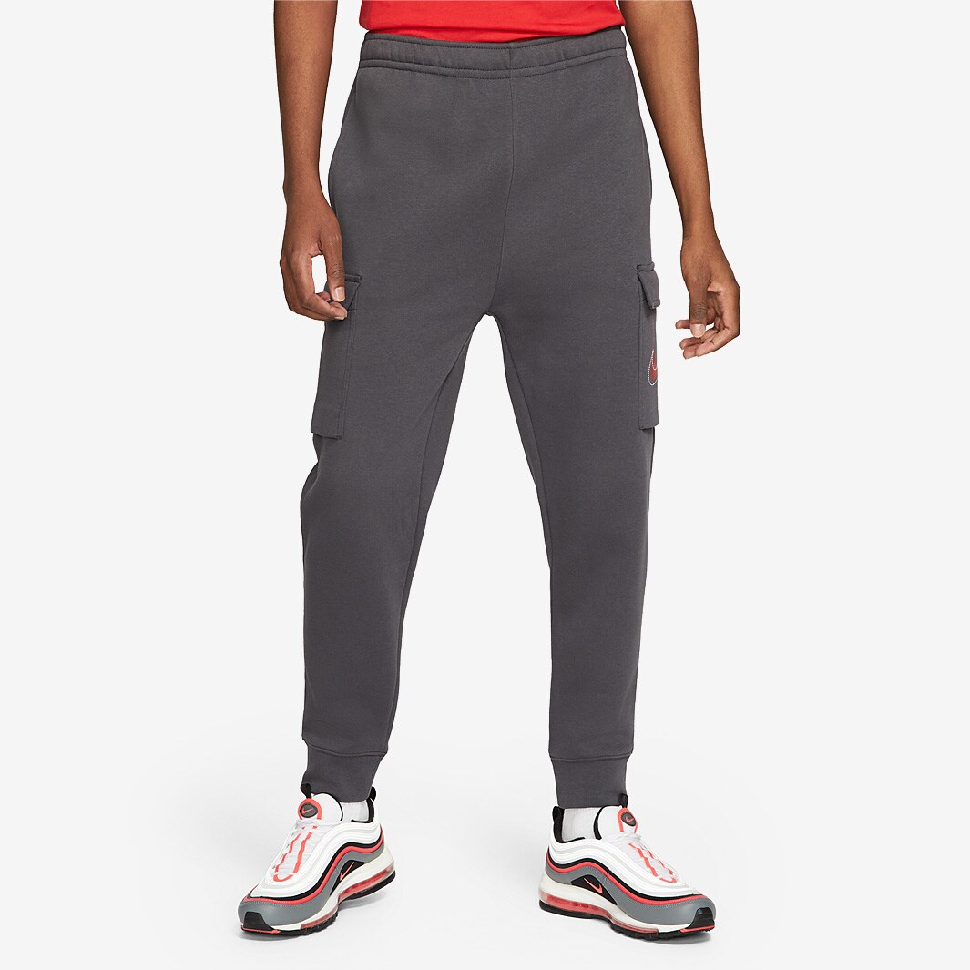 Nike Sportswear Court Fleece Cargo Pants - Anthracite - Bottoms - Mens ...