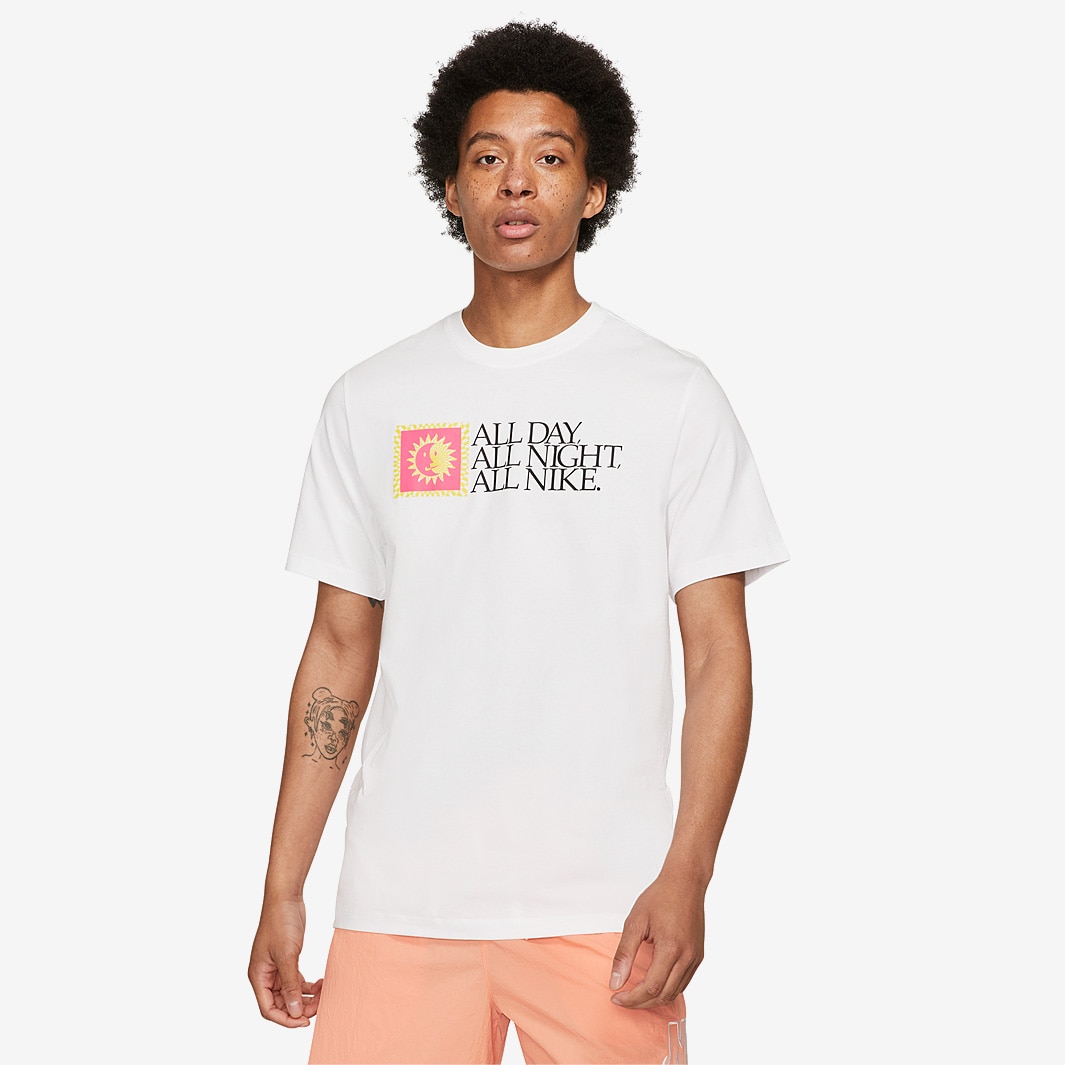 Nike Sportswear Tee- White - Tops - Mens Clothing | Pro:Direct Soccer