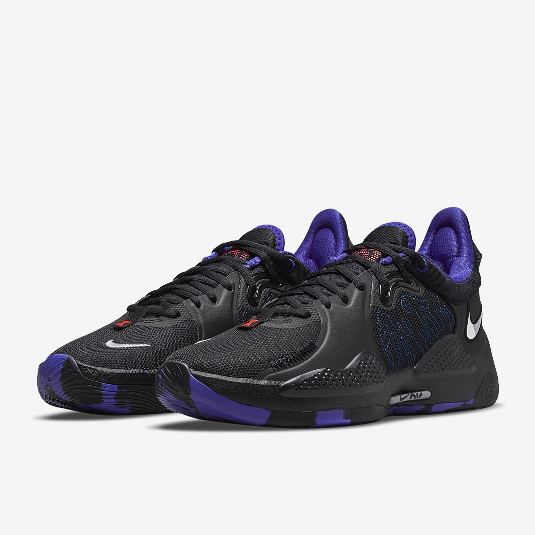 Nike PG5 - Black/Metallic Silver/Lapis - Mens Shoes