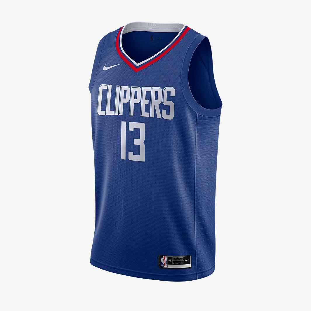 Nike NBA Paul George Los Angeles Clippers Icon Edition 2020 Swingman ...