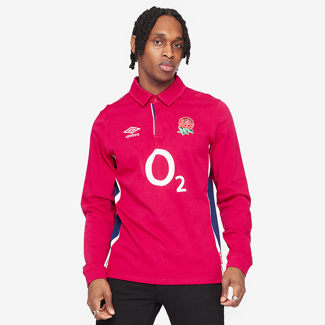 Maglia Inghilterra Rugby Umbro Alternate Classic Jersey - Uomo, Ufficiale 2023, Tessuto Leggero, Taglio Comodo Per Movimento