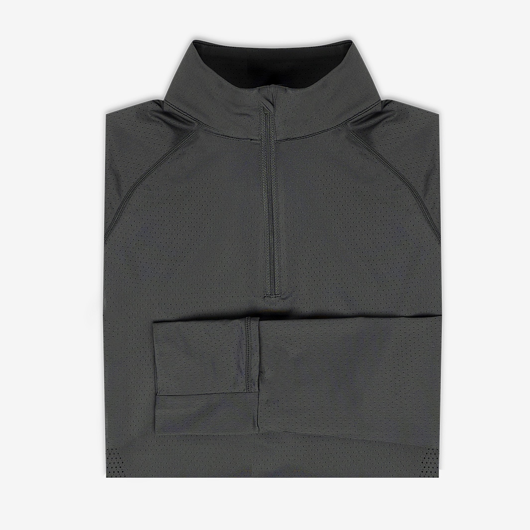 do Running Essential 1/4 Zip Top - Charcoal -Mens Clothing | Pro:Direct ...
