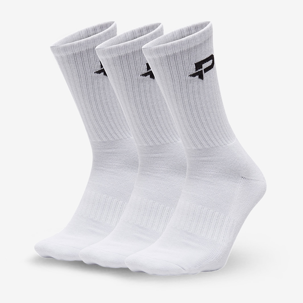 Pro Direct Everyday Crew Socks - White - Running Socks