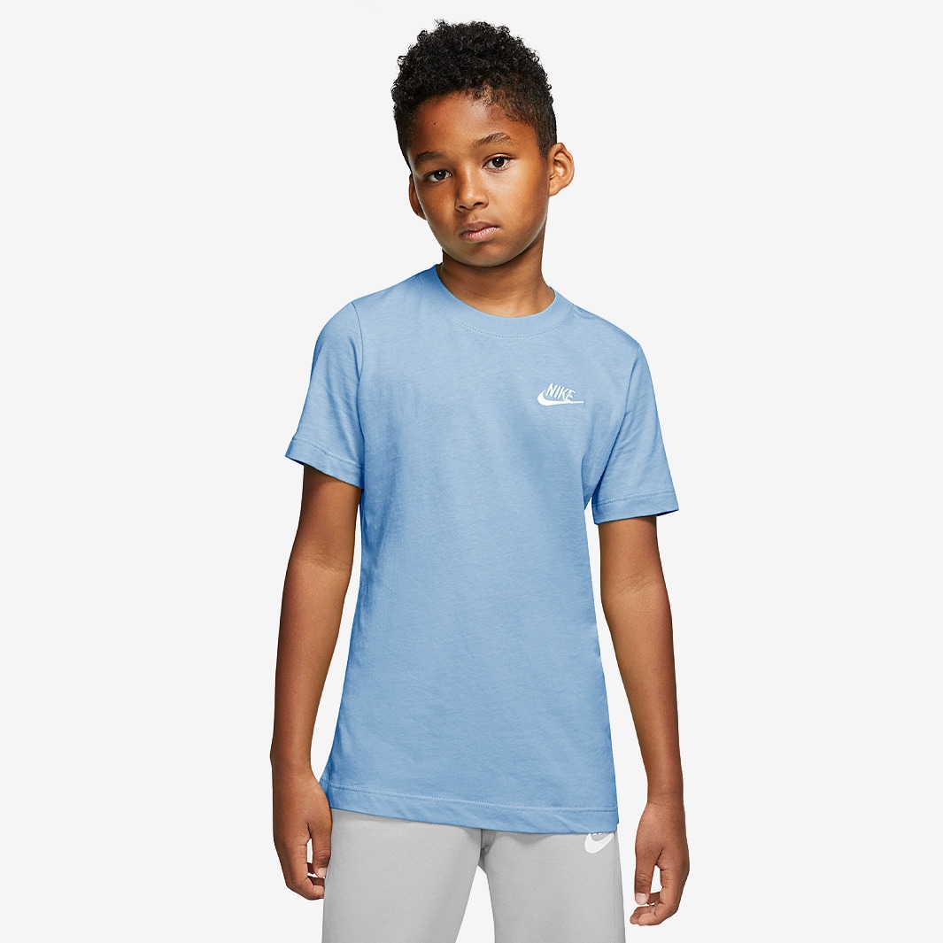 Nike Sportswear Kids Tee - Psychic Blue - Tops - Boys Clothing