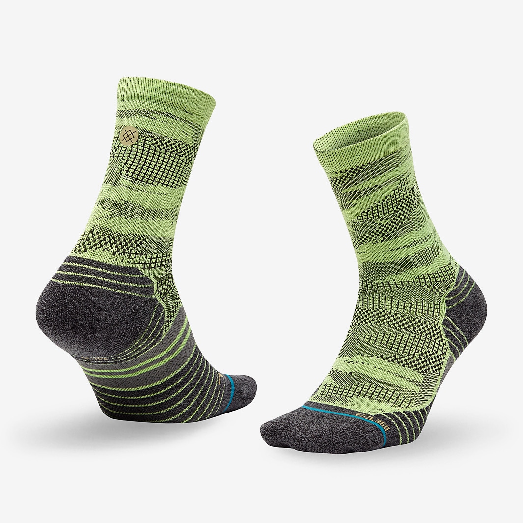 Stance Bramo - Neon Green - Neon Green - Running Socks | Pro:Direct Running