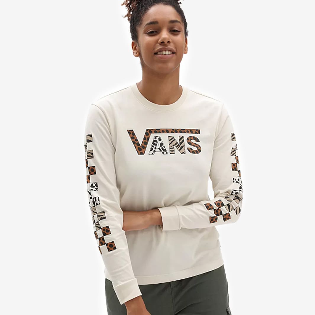 vans womens long sleeve top