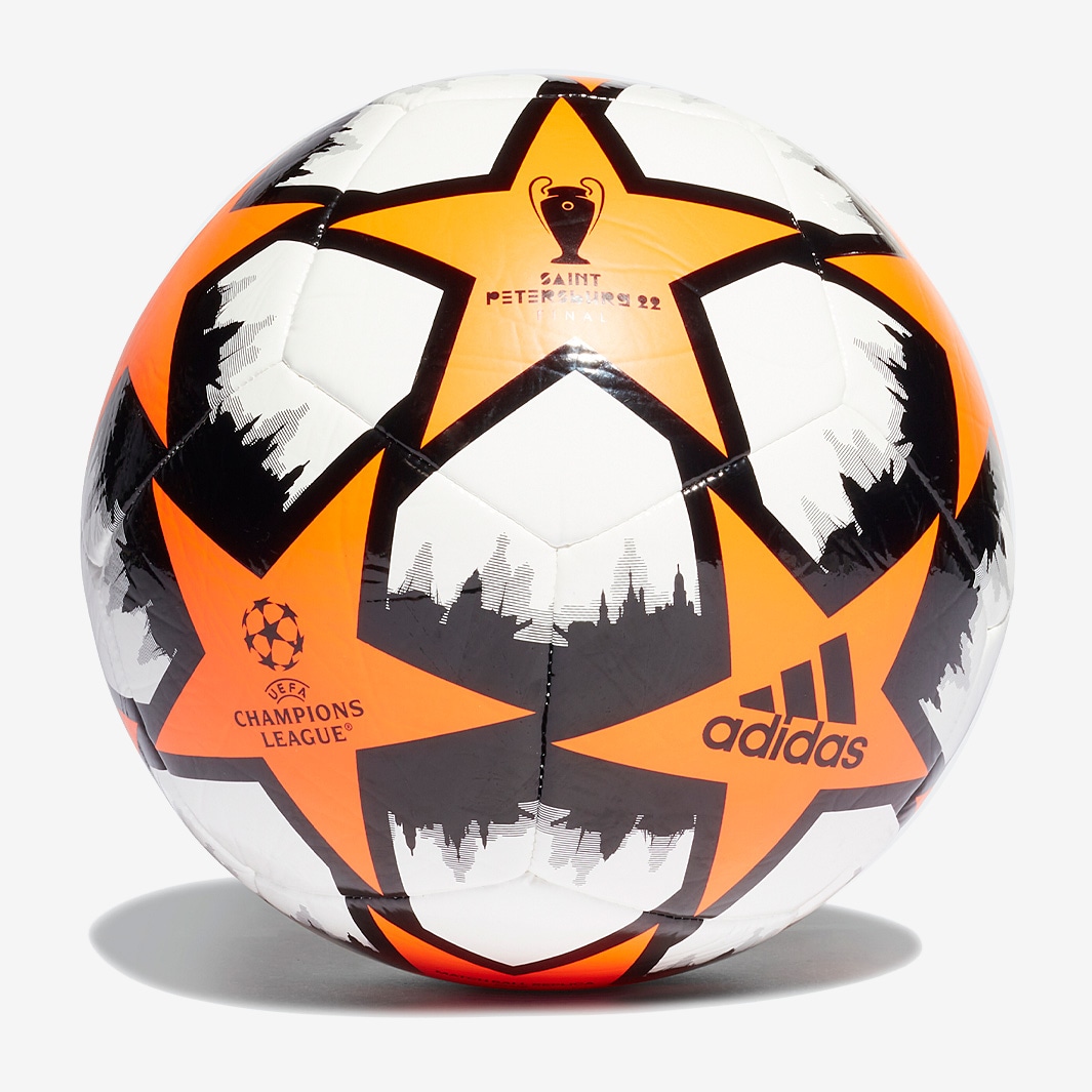 Close up of adidas orange champions league football hi-res stock  photography and images - Alamy