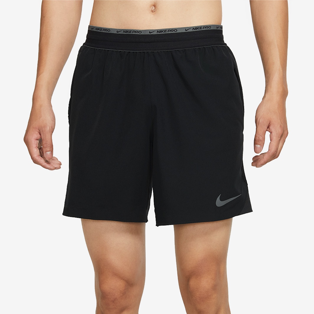 Nike Pro Dri-FIT Flex Rep Short - Black/Iron Grey - Mens Clothing | Pro ...