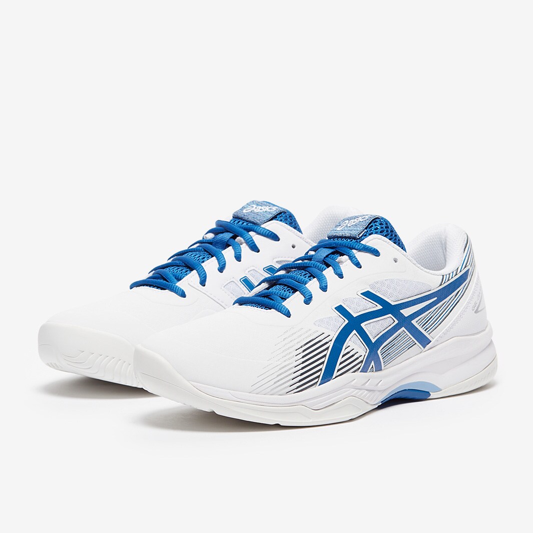 Asics Gel-Game 8 - White/Lake Drive - Mens Shoes