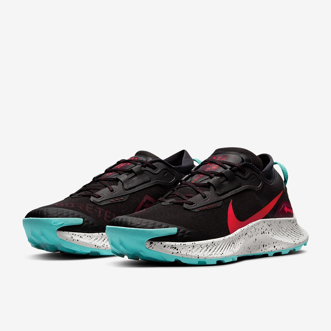 Nike Pegasus Trail 3 GTX - Black/Bright Crimson-Dark Beetroot - Mens ...
