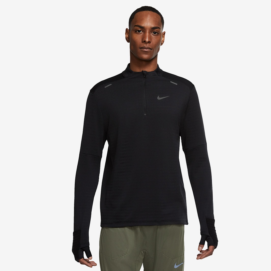 Nike Therma-FIT Repel Element Half Zip - Black/Reflective Silv - Mens ...