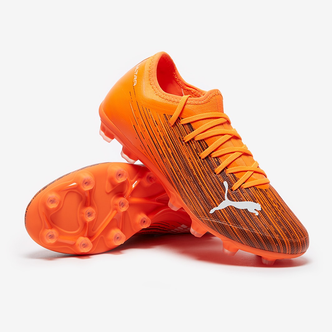Puma Ultra 3.1 FG - Shocking Orange/Black - Mens Boots | Pro:Direct Rugby