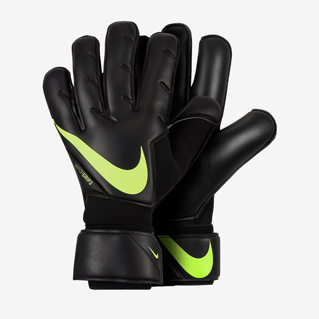 beroemd Merchandiser Infrarood Nike GK Vapor Grip 3 - Black/Black/Volt - Mens GK Gloves | Pro:Direct Soccer
