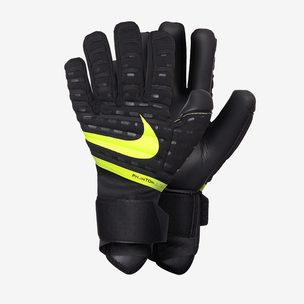 Nike GK Phantom Elite Promo Black/Black/Volt Mens GK Gloves