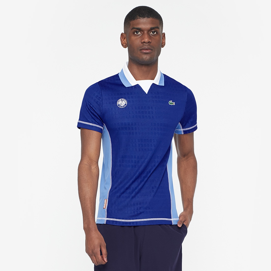 Lacoste Roland Garros Performance Polo - Dark Blue - Mens Clothing