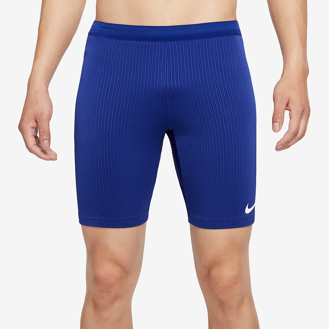 Nike Usa Aeroswift Half Tight Deep Royal Blue White Mens Clothing