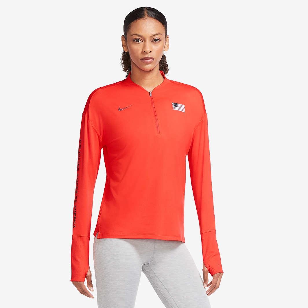 Nike Running Clothing Womens 1/2 Zip