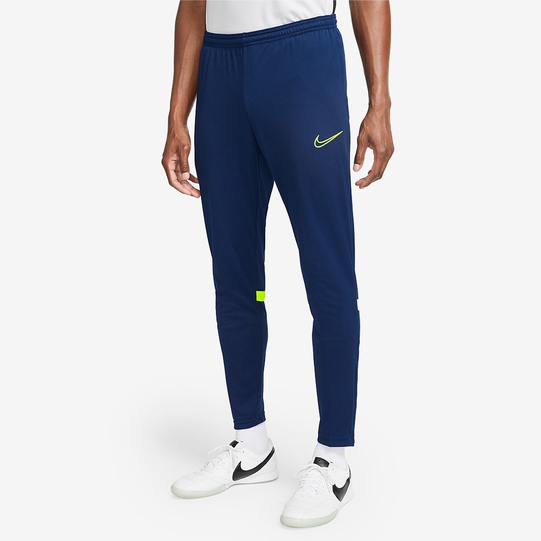 Nike Dry Academy Pant - Blue Void/Blue Void/Volt/Volt - Mens Clothing