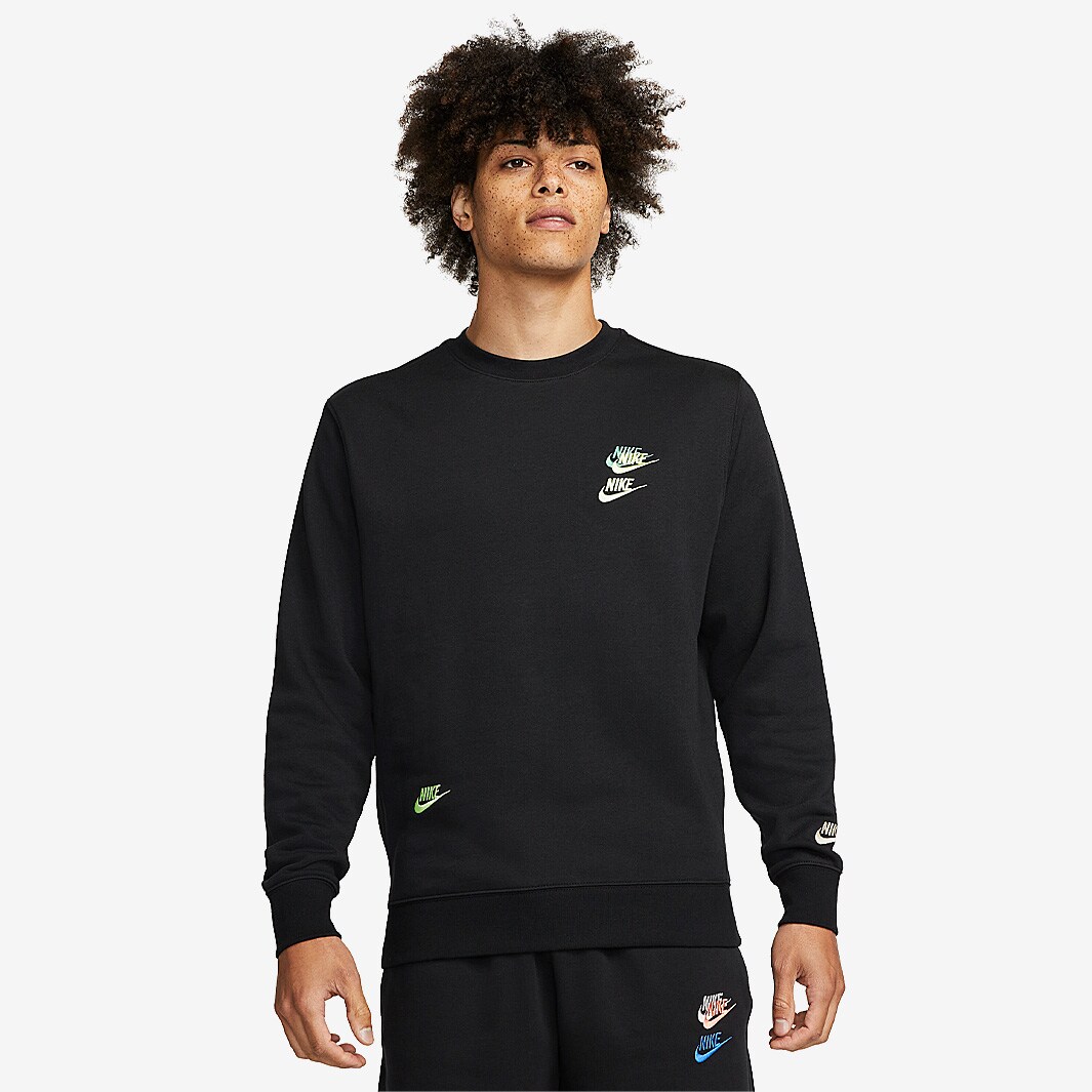 Nike Sportswear Sport Essentials+ Brushed Back Crew Black/Black