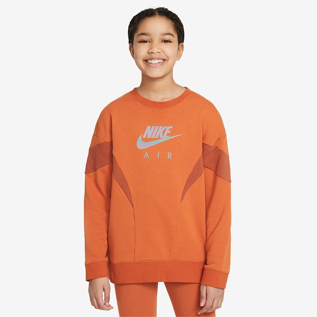burnt orange nike sweatshirt
