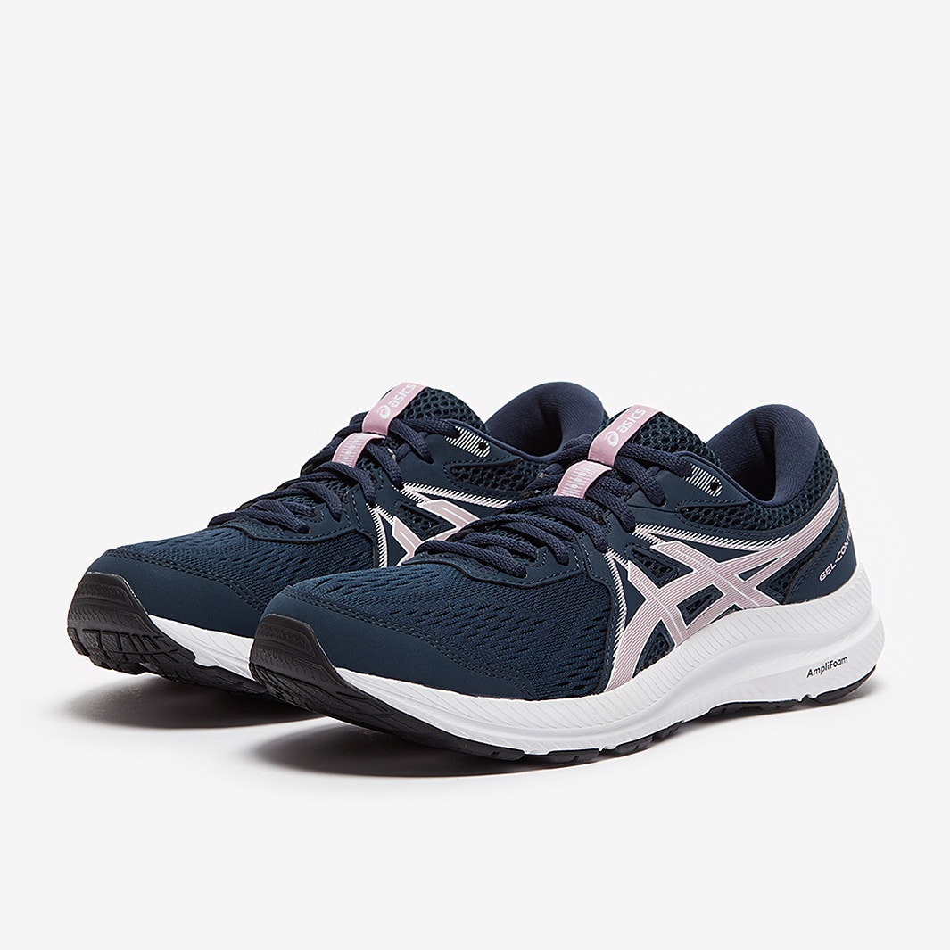ASICS Womens Gel-Contend 7 - French Blue/Barely Rose - Womens Shoes |  Pro:Direct Soccer