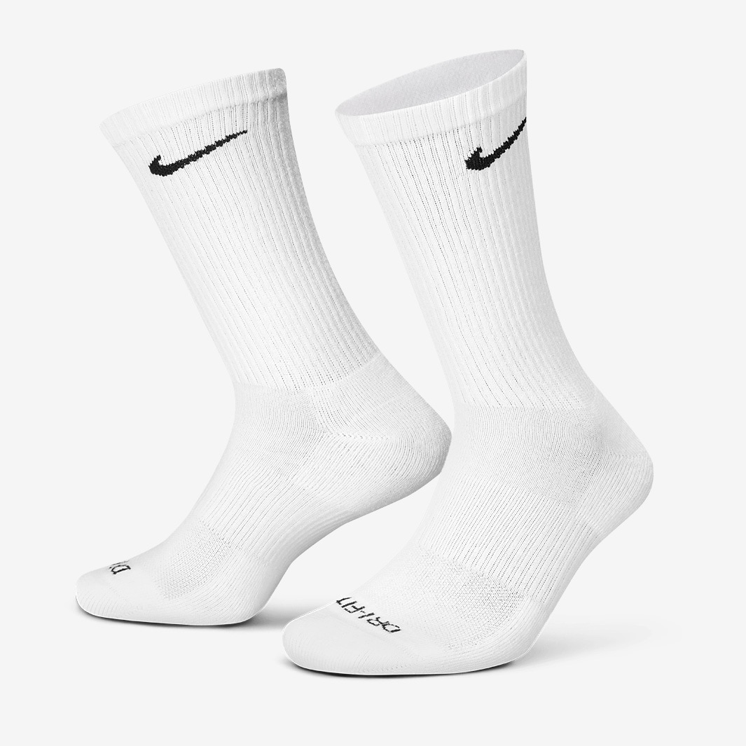 Nike Everyday Plus Cushion Crew Sock - White - Mens Clothing