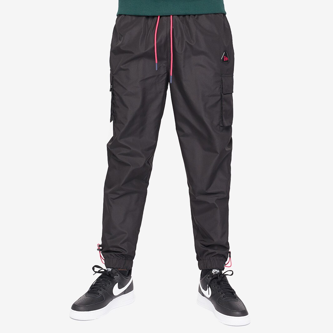 New Era Cargo Track Pant Black Bottoms Mens Clothing ProDirect
