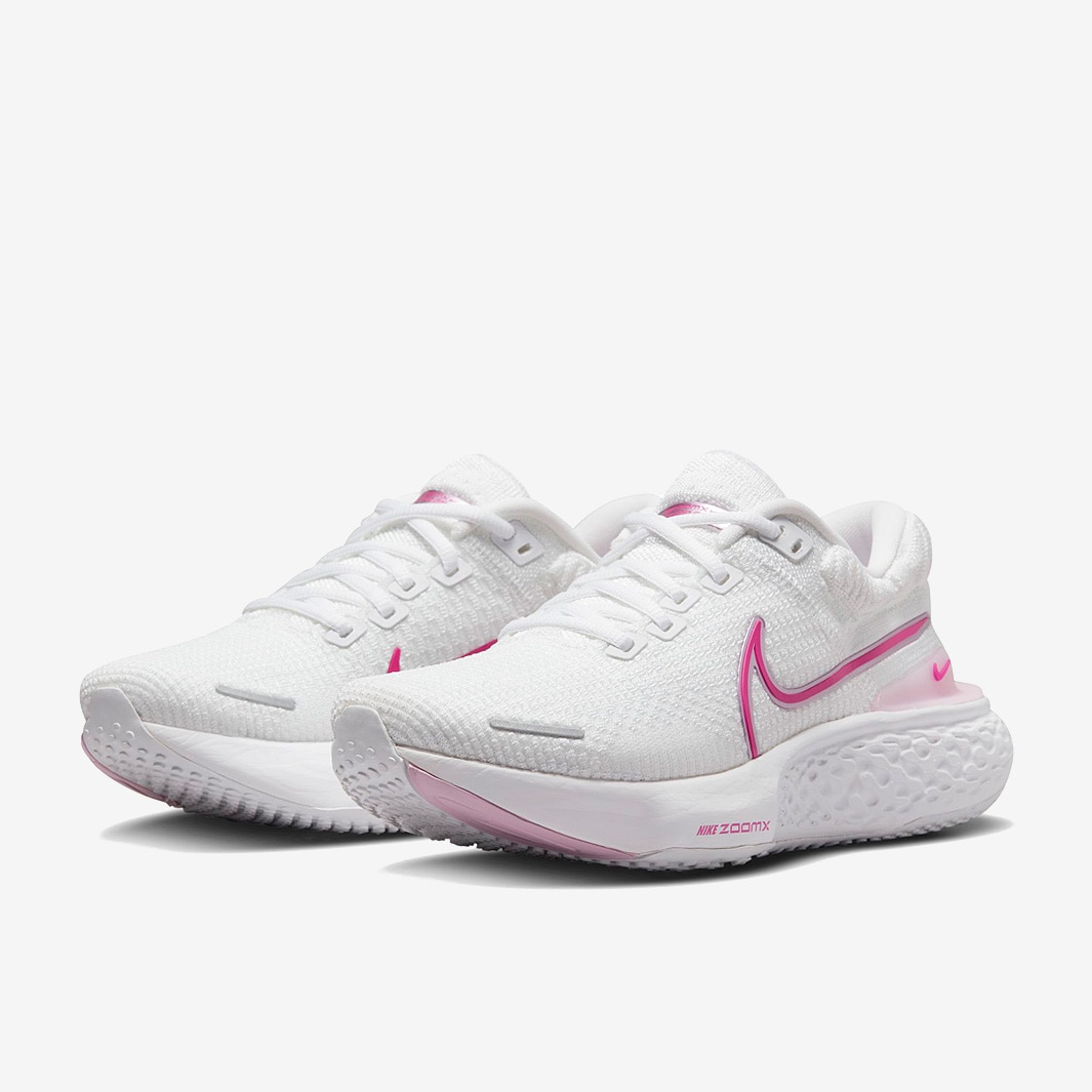 Nike Womens ZoomX Invincible Run Flyknit 2 - White/Pink Prime-Lt Arctic  Pink-Doll - Womens Shoes | Pro:Direct Running