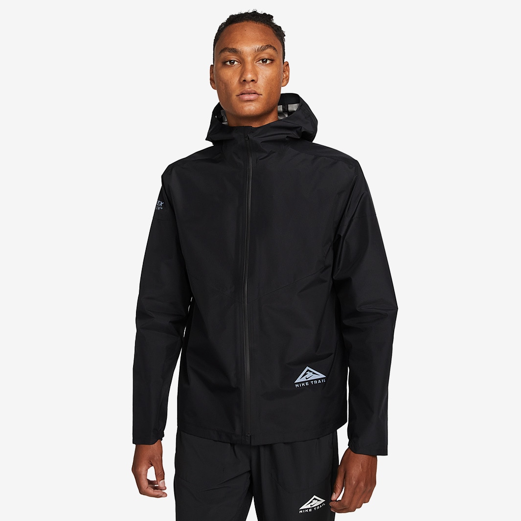 Nike GORE-TEX Trail Jacket - Black/Dk Smoke Grey - Mens Clothing