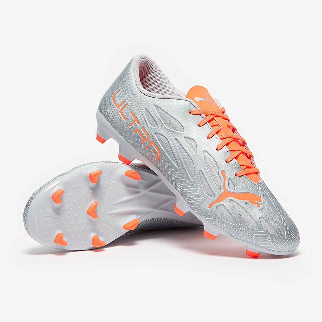 Puma Ultra 4.4 FG/AG - Diamond Silver/Neon Citrus - Mens Boots | Pro ...