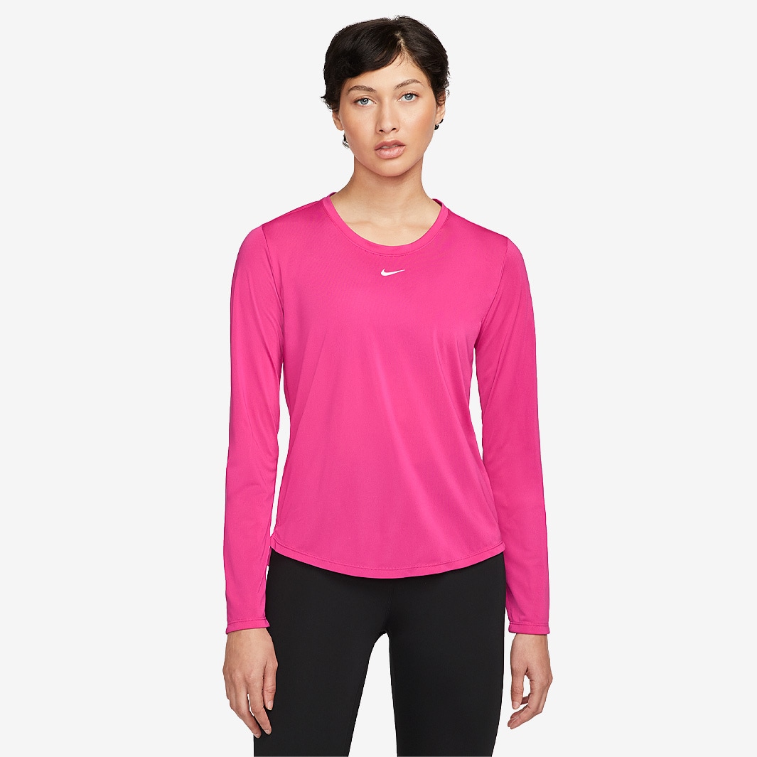 Pink long sleeve dri fit shirt online